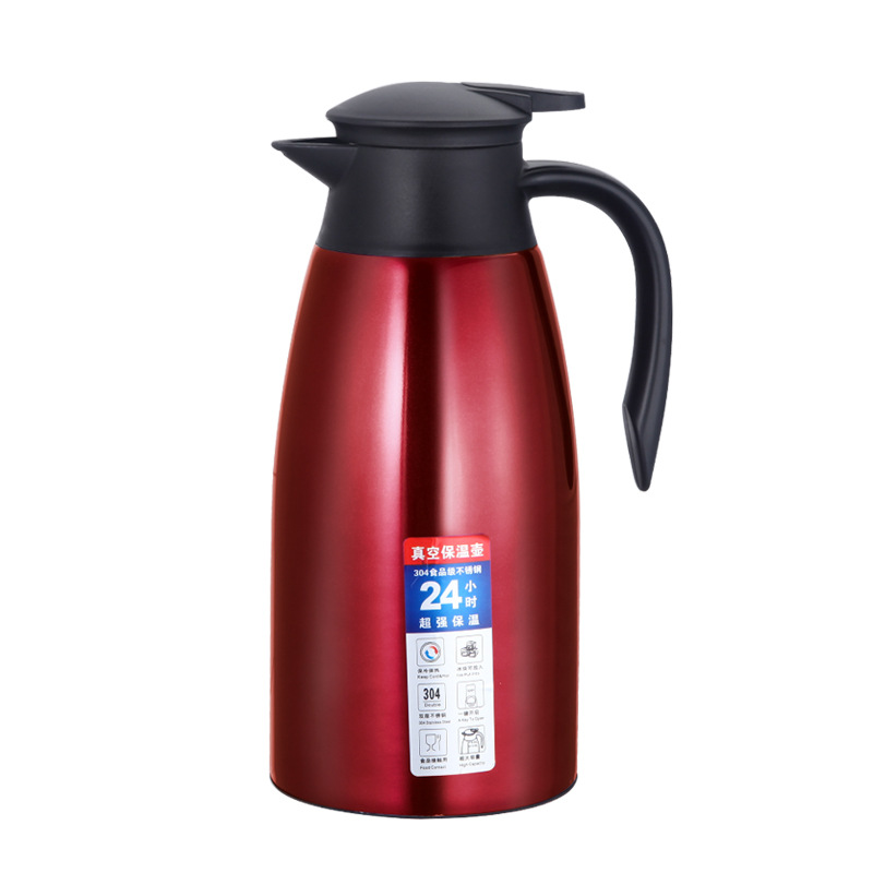 304 stainless steel vacuum insulated kettle, thermos, European coffee pot, household hot water bottle, welcome gift, can be printed with logo Item Picture