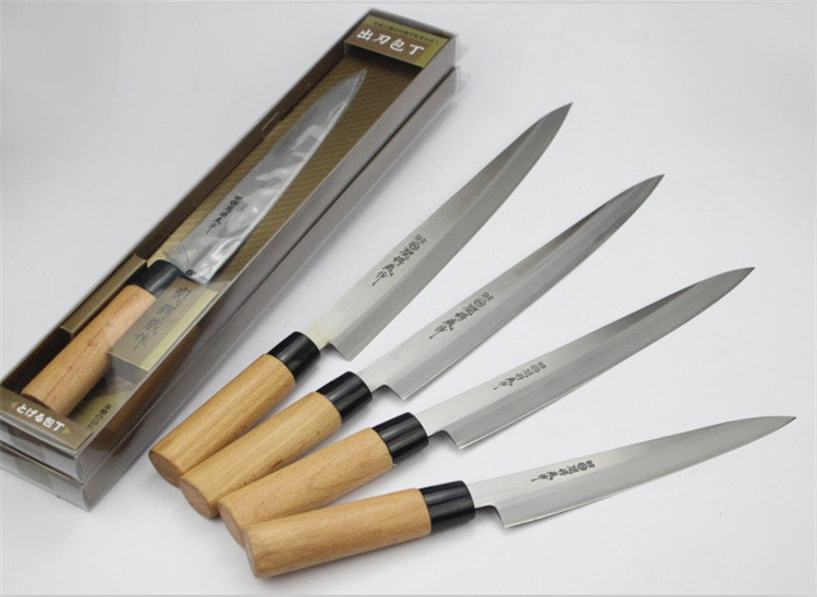 Japanese-style sashimi knife, salmon and tuna sashimi knife, Japanese sushi knife, kitchen household fish slicing knife Application Scenario