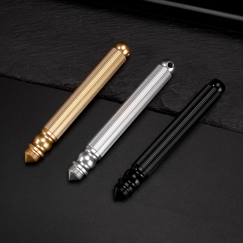 Outdoor multi-functional tube knife, self-defense mini folding knife, portable window-breaking tool, engraving knife, multi-functional fruit knife Application Scenario