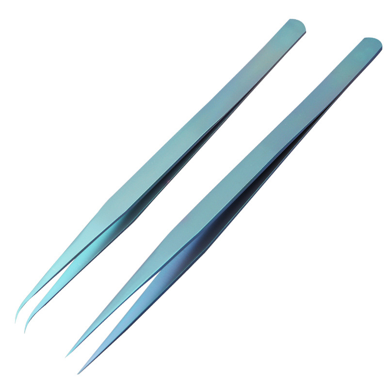 Hair transplant tweezers, hair extraction and transplantation tweezers, Golden feather tweezers, dolphin tweezers, straight tip makeup artist tweezers, ophthalmic tweezers, electronic tweezers Item Picture