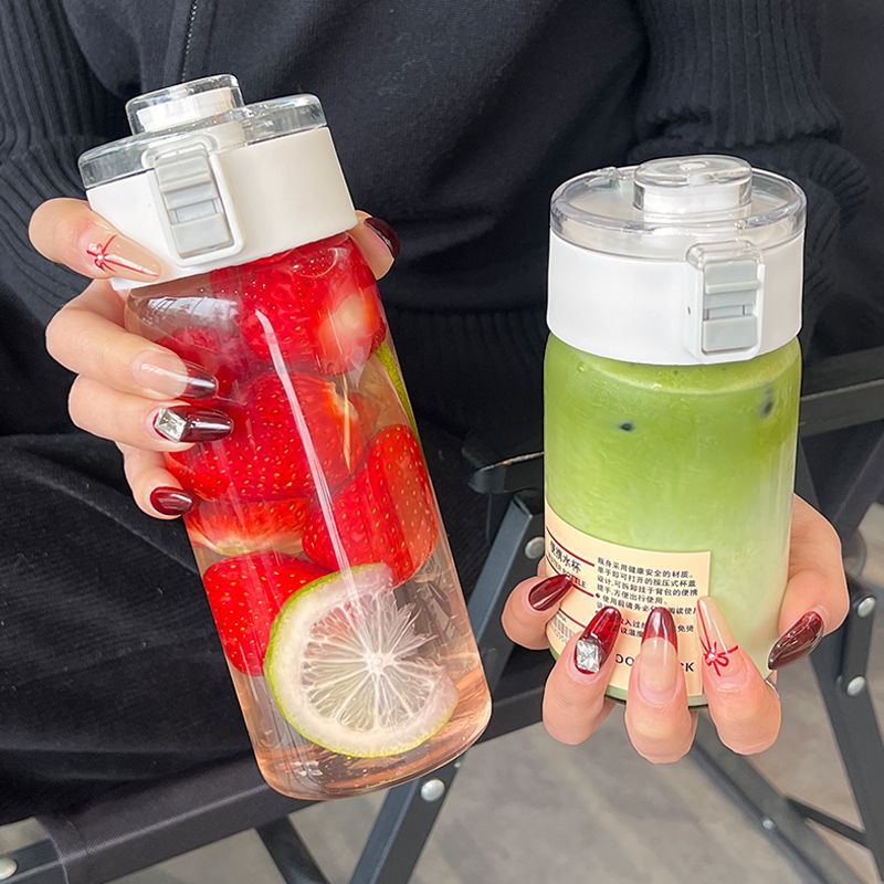 Water student sports tea cup, casual cup tea spacer, ins, high appearance level, simple tea brewing cup Specification drawing