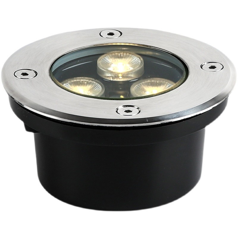 3W ultra-thin outdoor waterproof corridor light, embedded floor light, garden villa floor light Item Picture