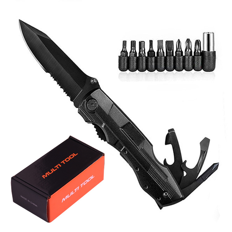 Folding multi-functional tool, single-blade pliers, outdoor portable multi-functional pliers, pocket, multi-purpose full figure
