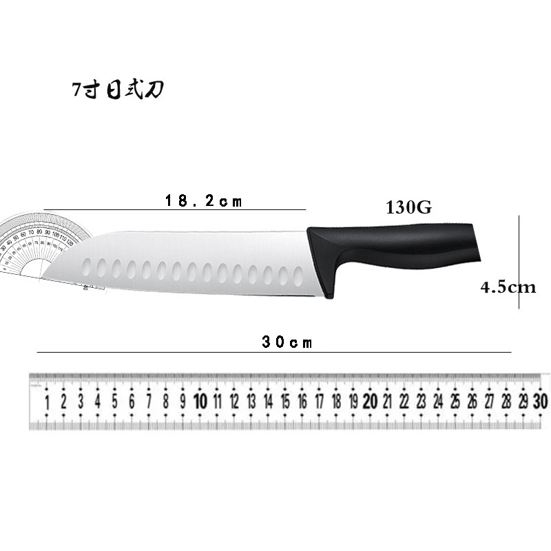 Stainless steel fruit multi-purpose knife, household frozen meat knife, small kitchen knife, stainless steel kitchen knife, Japanese Santoku knife, Yangjiang knives details Picture