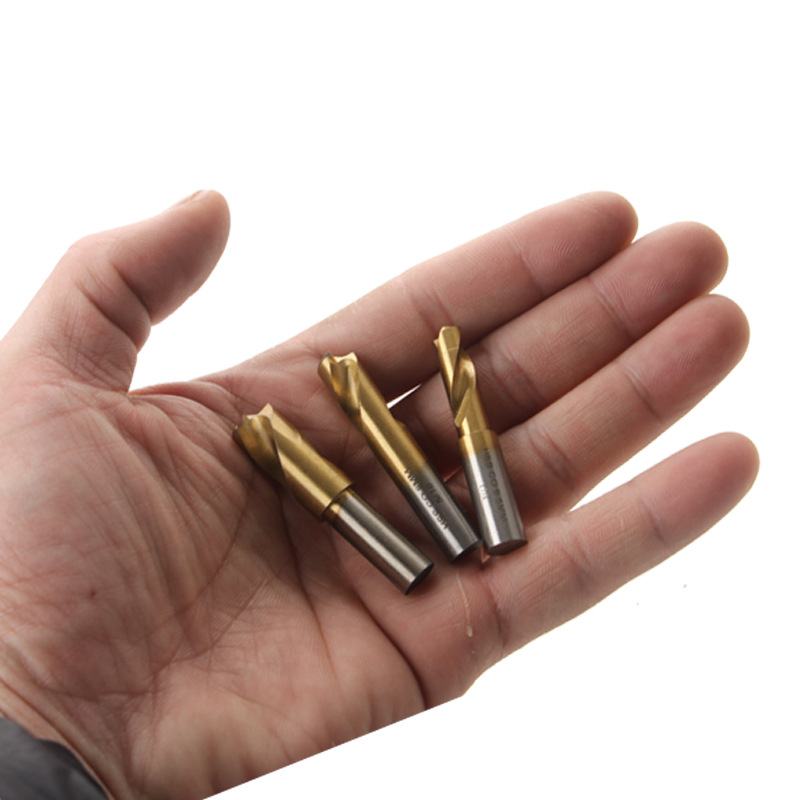 Spot welding drill bit, titanium-coated high-speed steel, hand drill straight handle, cobalt-containing automotive sheet metal removal weld point drill bit Item Picture