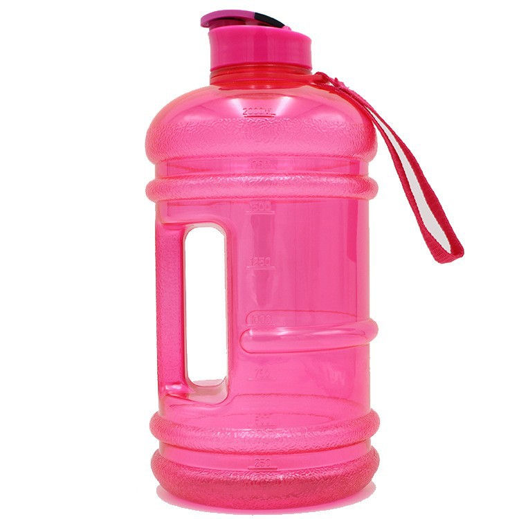 Manufacturer PETG 2.2L sports water bottle, plastic fitness large water bottle, 180g large-capacity plastic water bottle Specification drawing