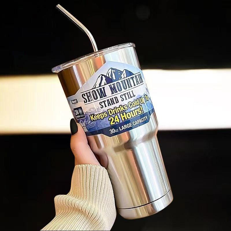 2023 New internet-famous bestsellers: Cold King Ice King Cup, Summer Giant insulated Cup, Cold Preservation Cup, American car Cup full figure