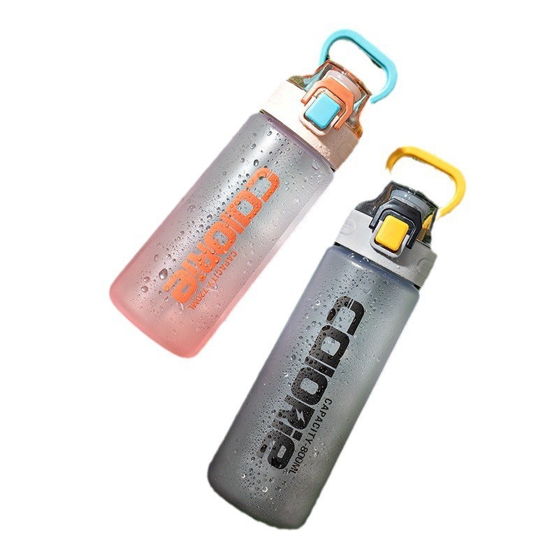 New Amazon export gradient color plastic student direct drinking cup 800ml outdoor fitness sports cup Application Scenario