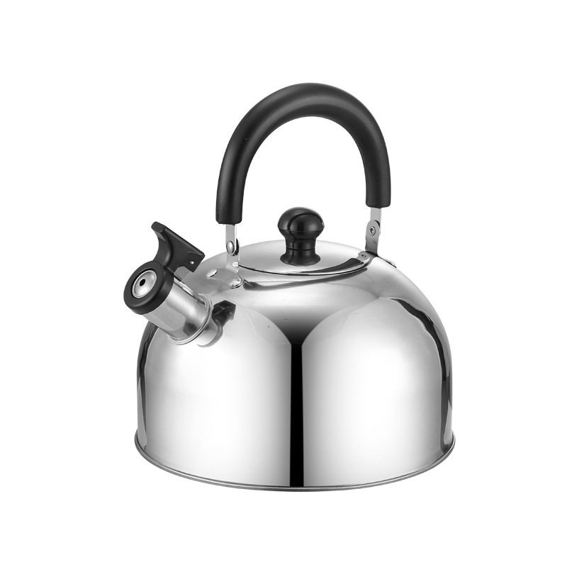 We supply cross-border stainless steel flat-bottomed kettles, hemispherical sounding water kettles, gas stoves and induction cookers, suitable for boiling water kettles Item Picture