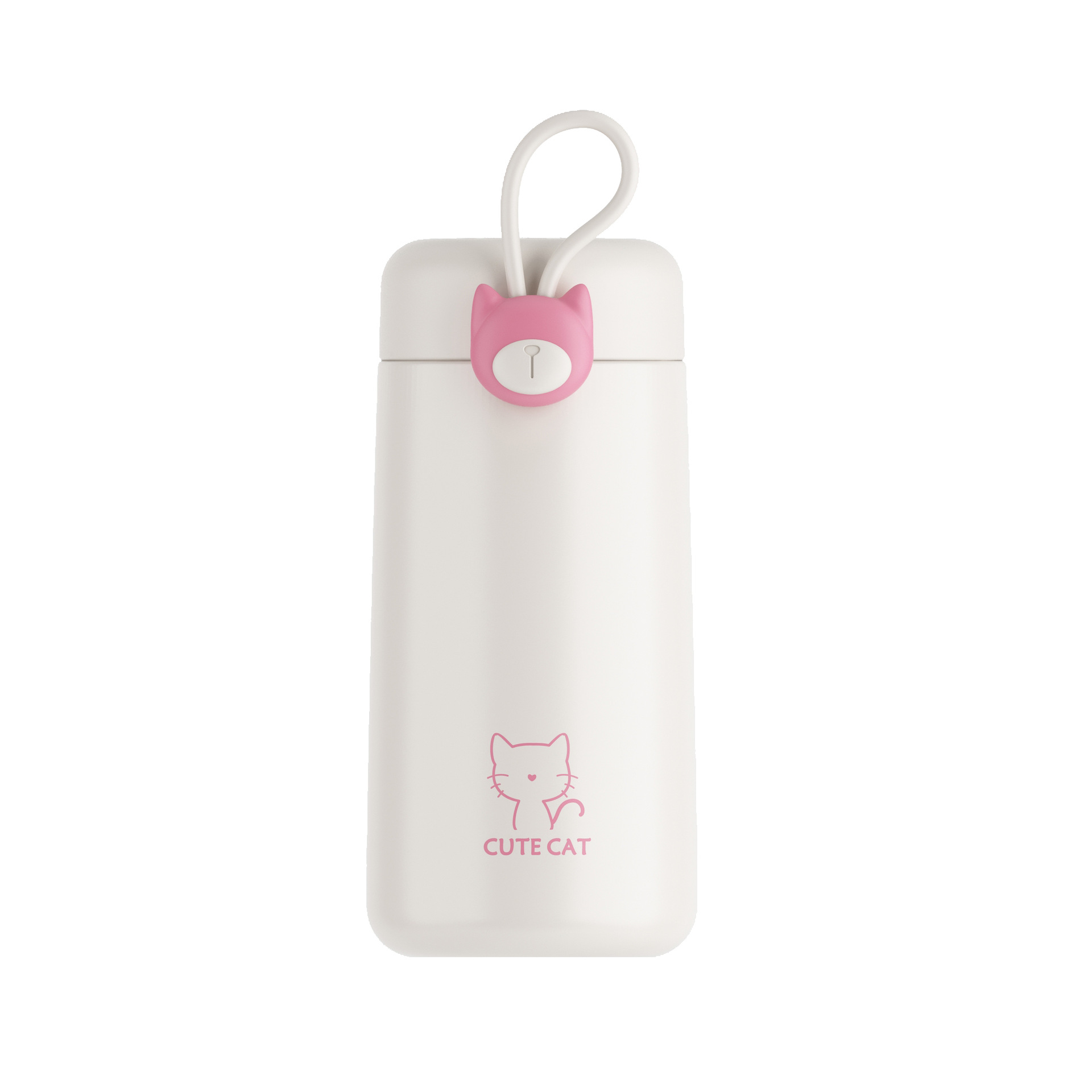 Aikesi Cute and simple Aimeng insulated Cup 304 stainless steel cartoon cute portable Korean version sports water cup details Picture