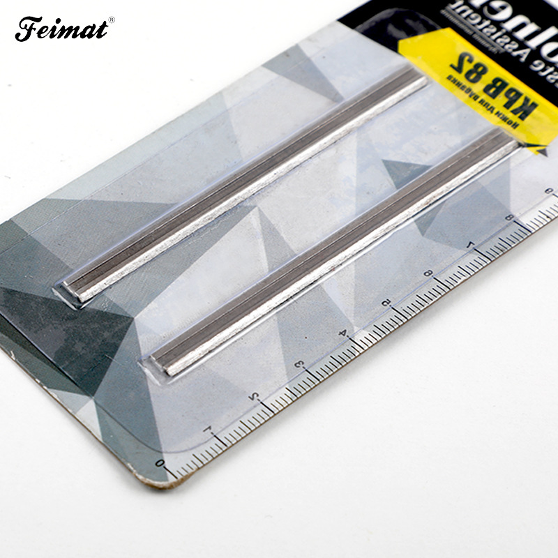 High-speed steel blade disposable planer blade 82mm woodworking planer blade 82x5.5x1.1mm details Picture
