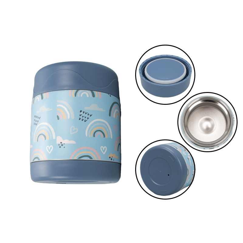 304 stainless steel vacuum steaming pot, large-capacity portable, extra-long insulated lunch box Specification drawing