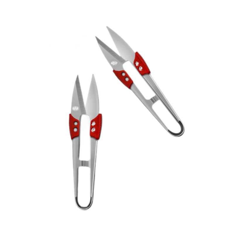 Great Luck PIN character small scissors, spring yarn scissors, stainless steel home tailor scissors, U-shaped cross-stitch scissors, thread ends Item Picture