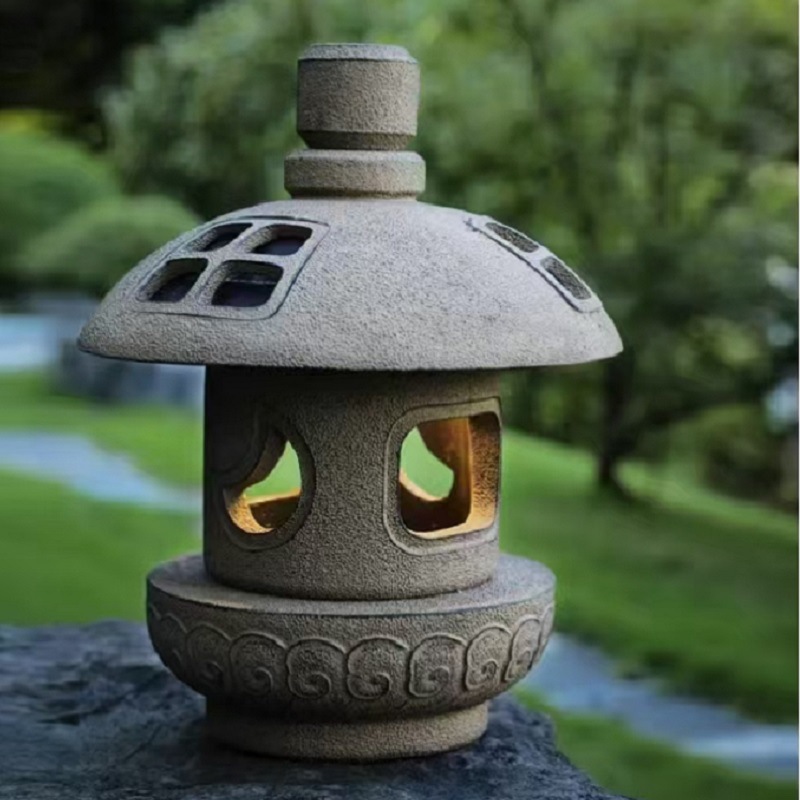 Xuelang Stone landscape lights, outdoor fiberglass reinforced plastic simulation landscape villa lights, luminous stone lights, garden villa lawn lights Specification drawing