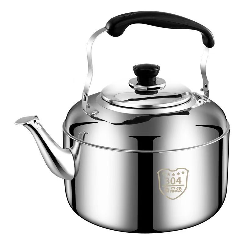 304 stainless steel kettle for boiling water, household sounding kettle, gas, induction cooker, kettle for boiling water, large-capacity teapot, soup pot Item Picture
