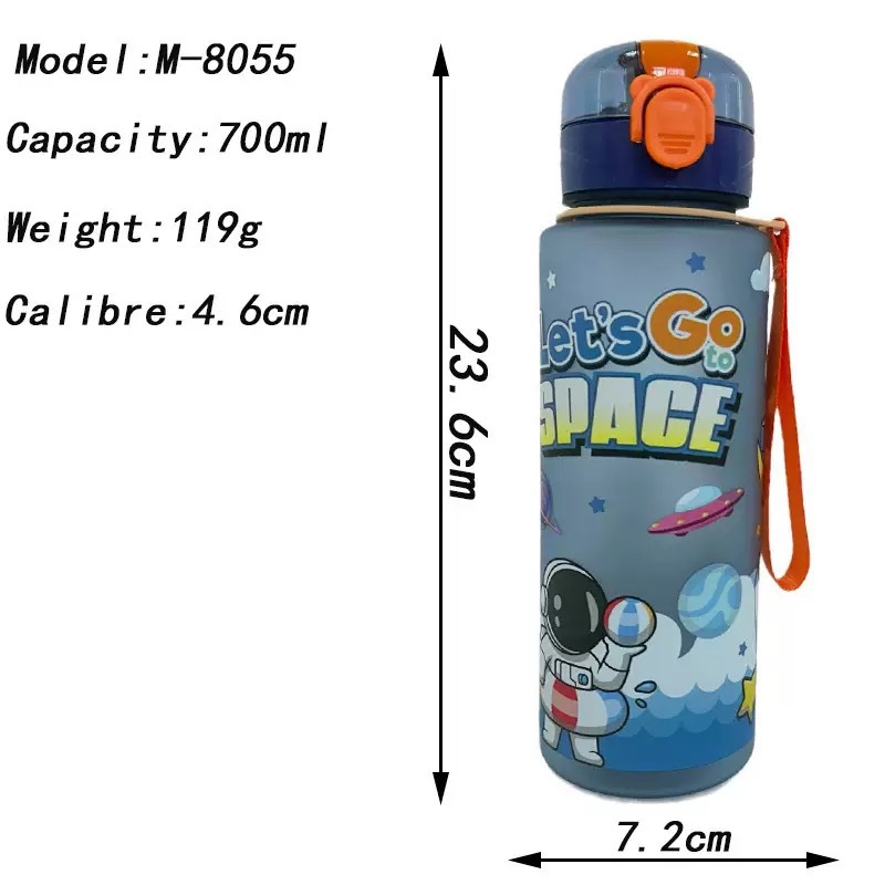 High appearance level cartoon Capibara 700ml plastic cup, portable rope, direct drinking water cup, outdoor sports plastic cup Application Scenario