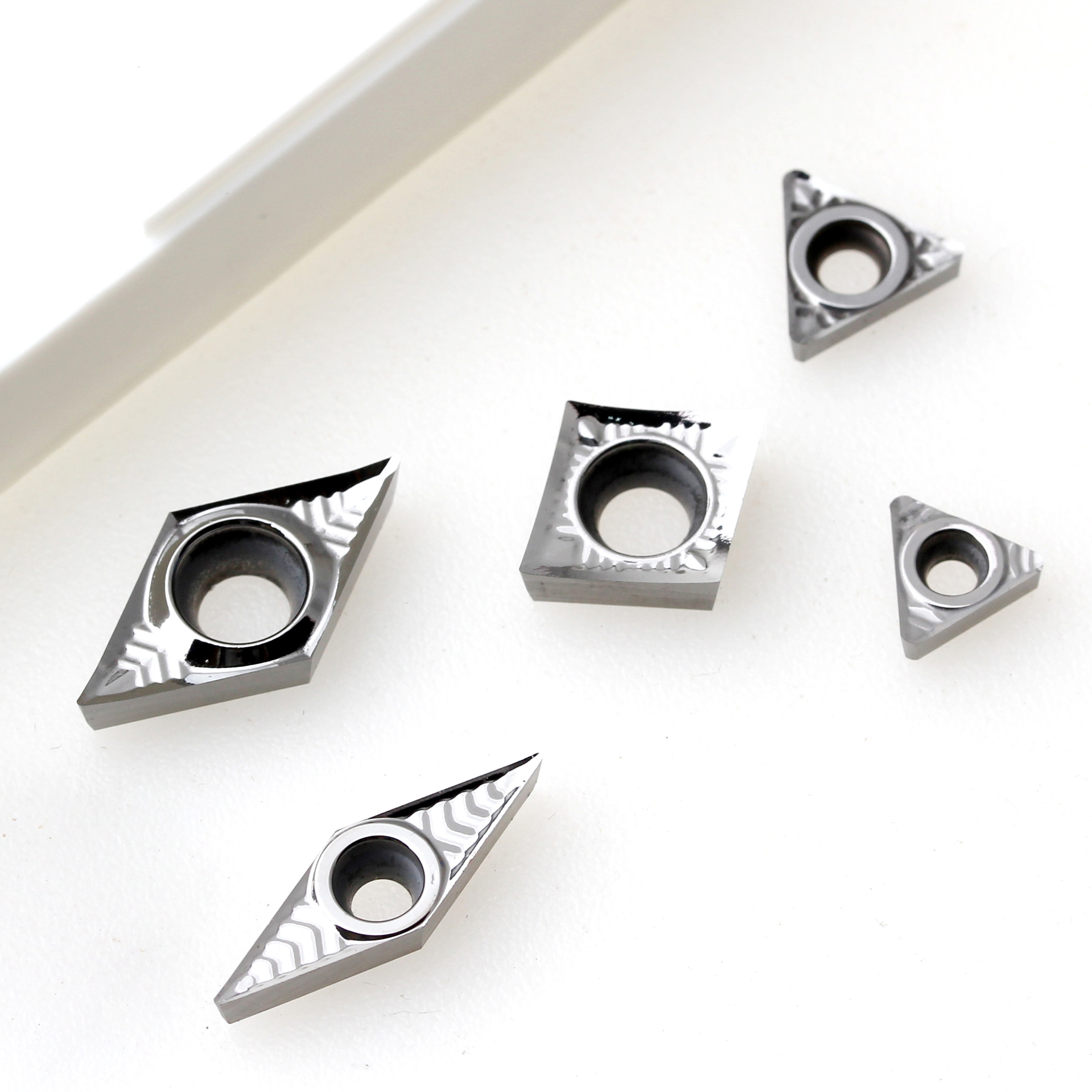 Cross-border DESKAR Desca aluminum inner hole blade CCGT09T304 K10 diamond-shaped lathe tool grain wholesale details Picture