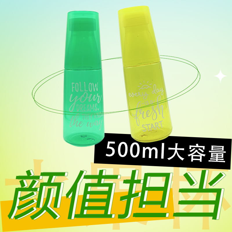 Wholesale of new cross-border water cups with large capacity, high appearance level in summer, portable juice cups, sealed and leak-proof plastic water cups details Picture