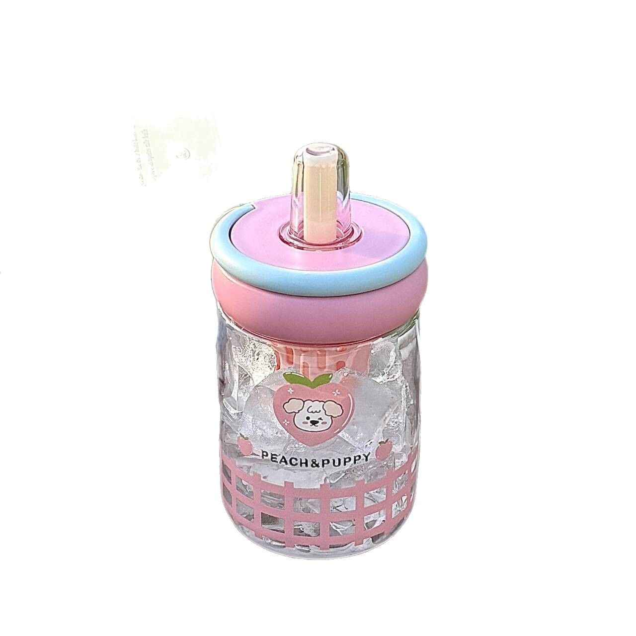 Large-capacity insulated cup 2025 new model for girls, high appearance level, tea-water separation straight cup, portable and cute student water cup Item Picture