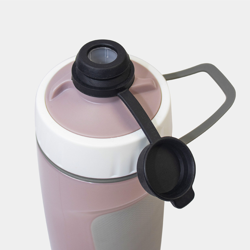 Manufacturer's cross-border sports water bottle, outdoor cycling water bottle, hiking fitness large-capacity bicycle water cup, PE mountain bike Specification drawing