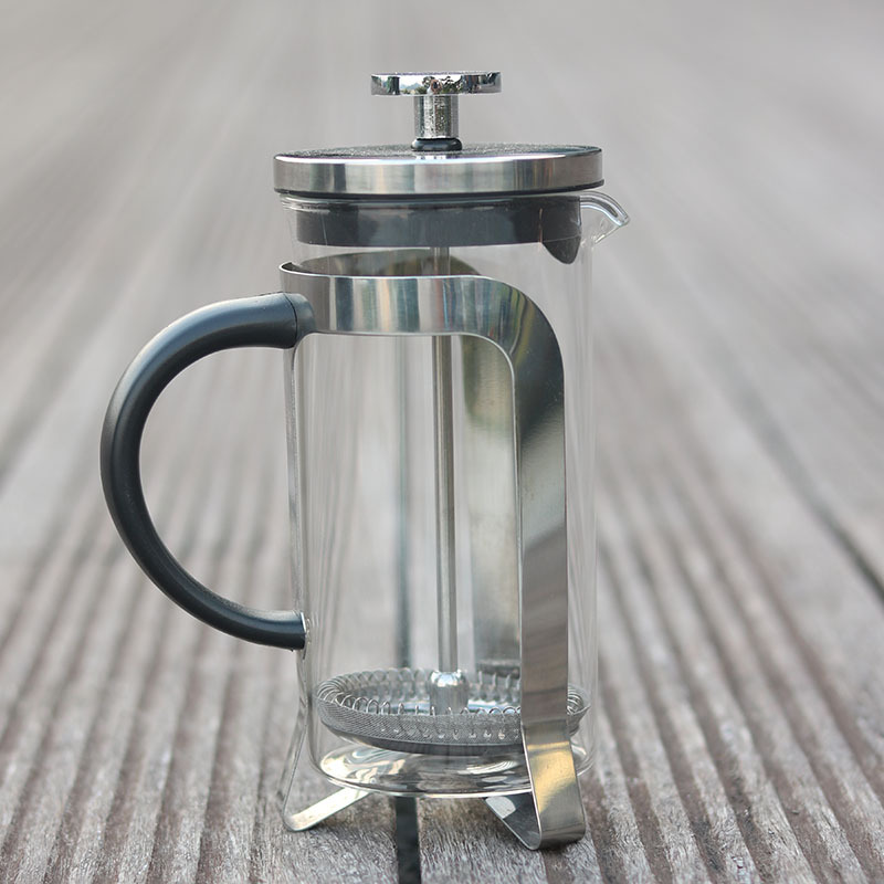 Custom-made electroplated stainless steel French press, Amazon coffee pot, glass tea brewer, portable milk whisker, hand-brewed pot for home use Specification drawing