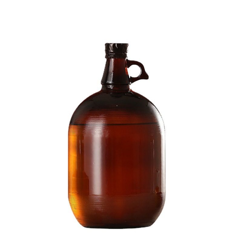 Large homemade wine bottles, California red wine bottles, 3/4/6/8 jin each, handle sealed cans, medicinal wine and fruit wine bottles Item Picture