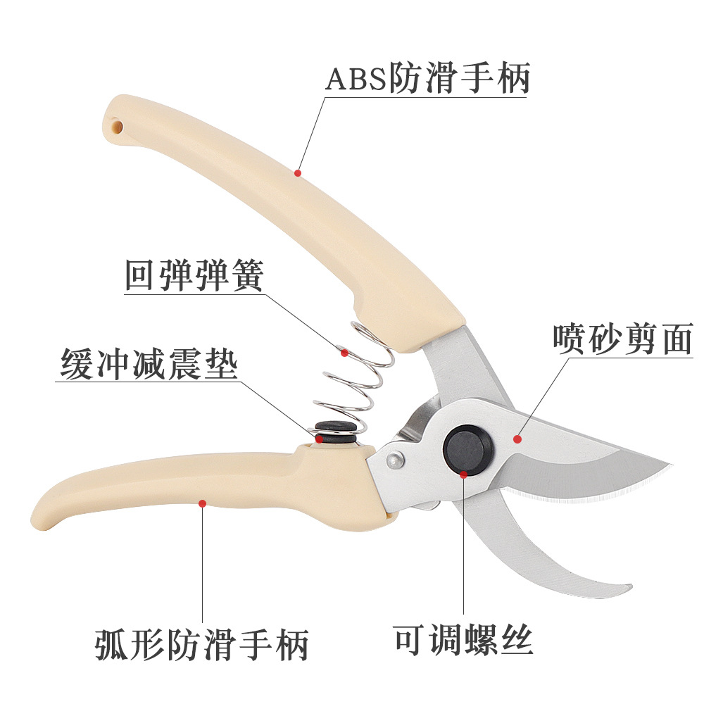 Lin Tai's garden flower shears, garden scissors, pruning scissors, household powerful and effortless scissors, pruning branches, fruit tree pruning shears Application Scenario