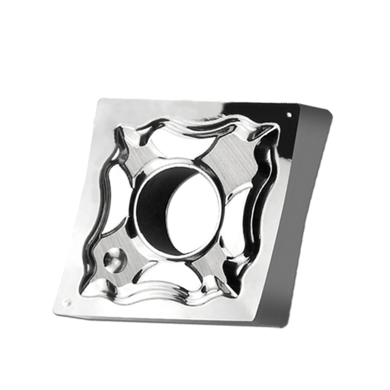 CNMG high-gloss aluminum blades, special alloy tungsten steel for turning outer circles of rhombic and triangular aluminum, CNC milling Item Picture