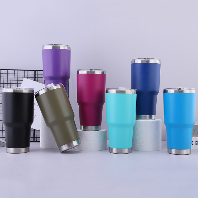 Foreign trade stainless steel 30oz car cup, vacuum insulated cup, creative portable outdoor car water cup, beer ice cup Specification drawing