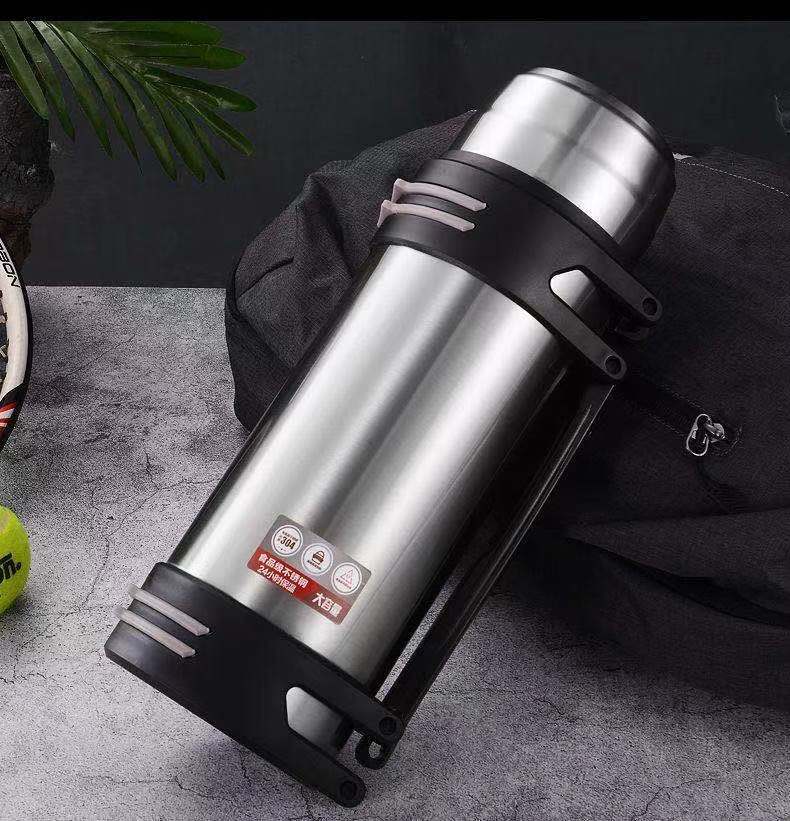 2000ml large-capacity vacuum insulated kettle, 304 stainless steel insulated cup, 2.0L outdoor car travel kettle Specification drawing