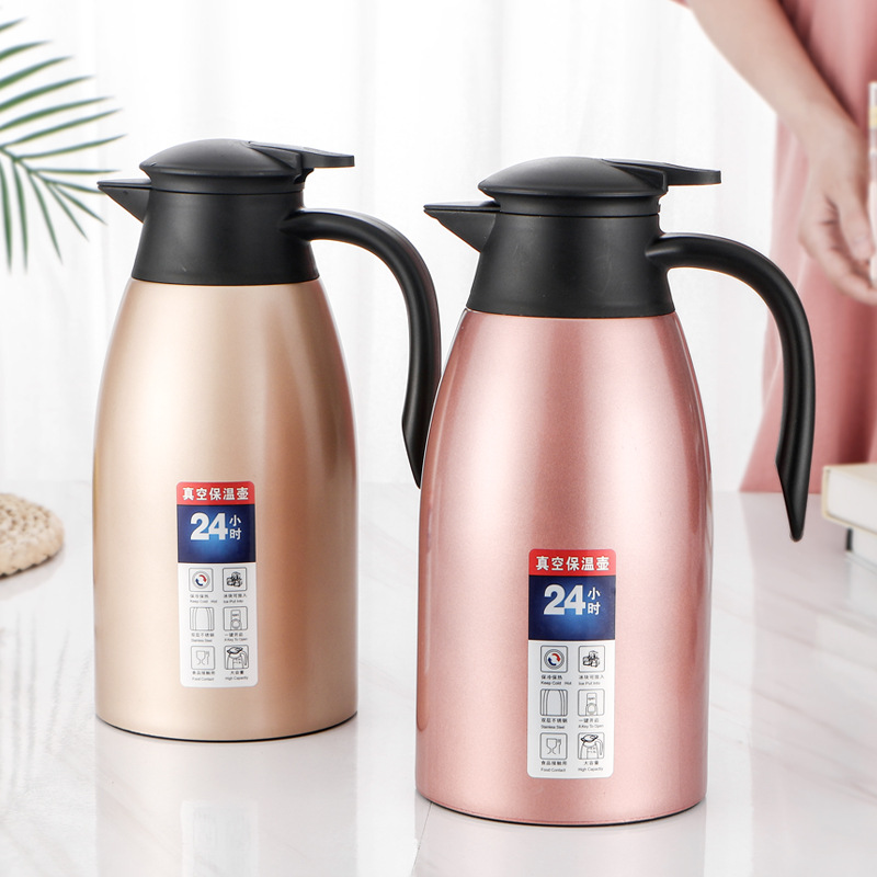24-hour insulated vacuum welcome kettle, 2L large-capacity insulated water kettle, household stainless steel boiling water kettle details Picture