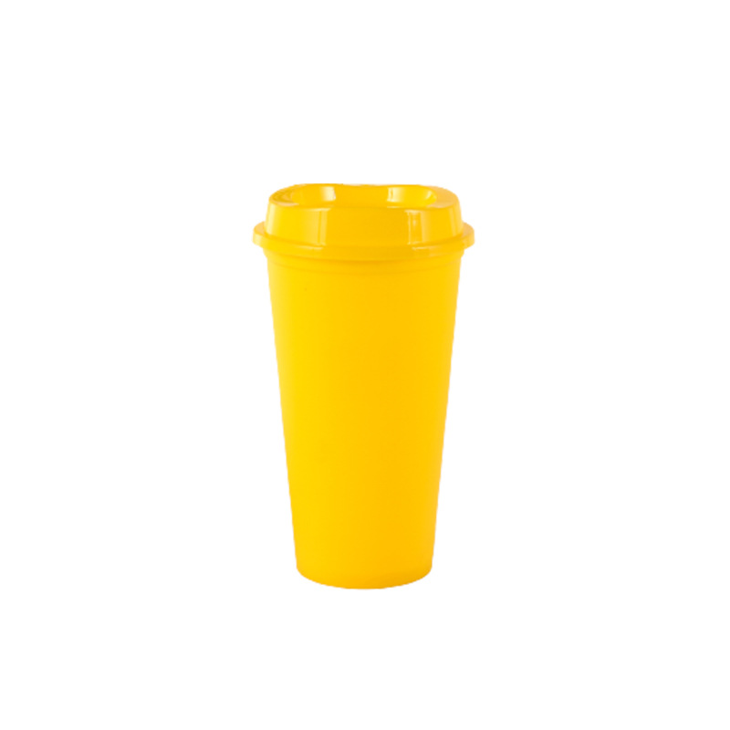 【 Processing and Customization 】 PP matte texture coffee cup, high appearance level, 16oz office drinking cup wholesale Item Picture