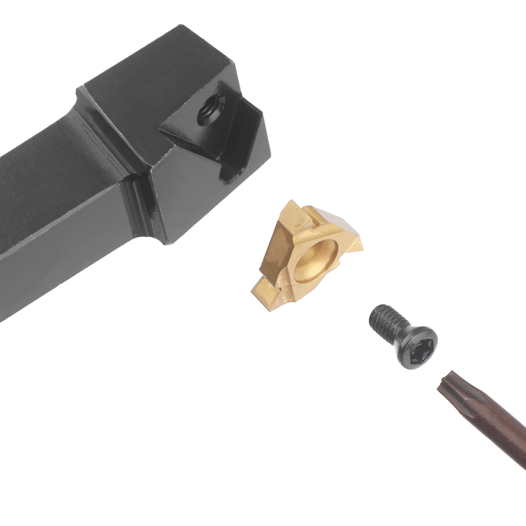 Cross-border stock of 21 pieces multi-functional carbide inserts, tool holders, boring tool bars with wrenches, lathe tools Application Scenario
