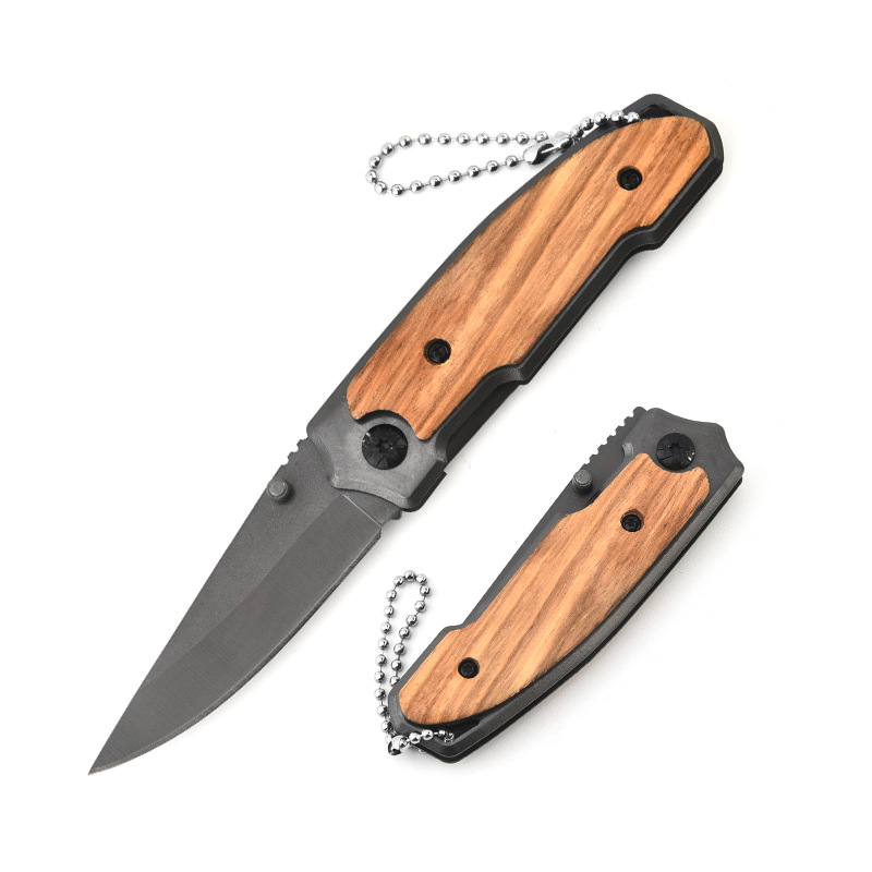 Wholesale stainless steel portable folding knives for outdoor and wild self-defense and survival multi-functional knives from the manufacturer Item Picture
