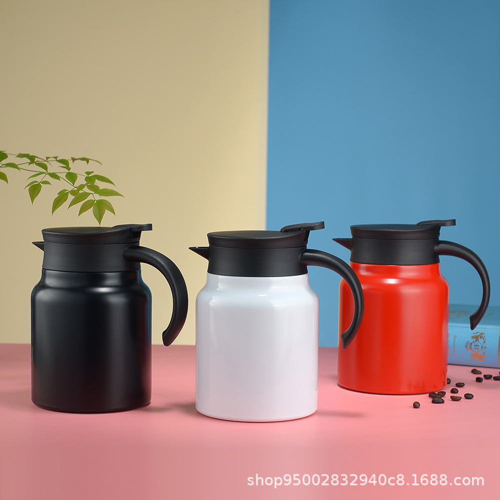 Home, travel and outdoor 304 stainless steel double-layer stewed teapot with tea strainer, 800ML stewed tea cup, cold and heat preservation cup Application Scenario