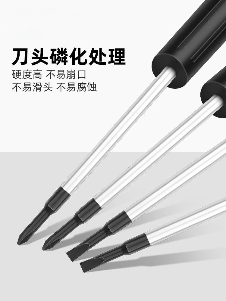 Iron Alliance Glasses Screwdriver, Small Cross Straight Strong magnetic Screwdriver, Home Computer and mobile phone screwdriver set Item Picture