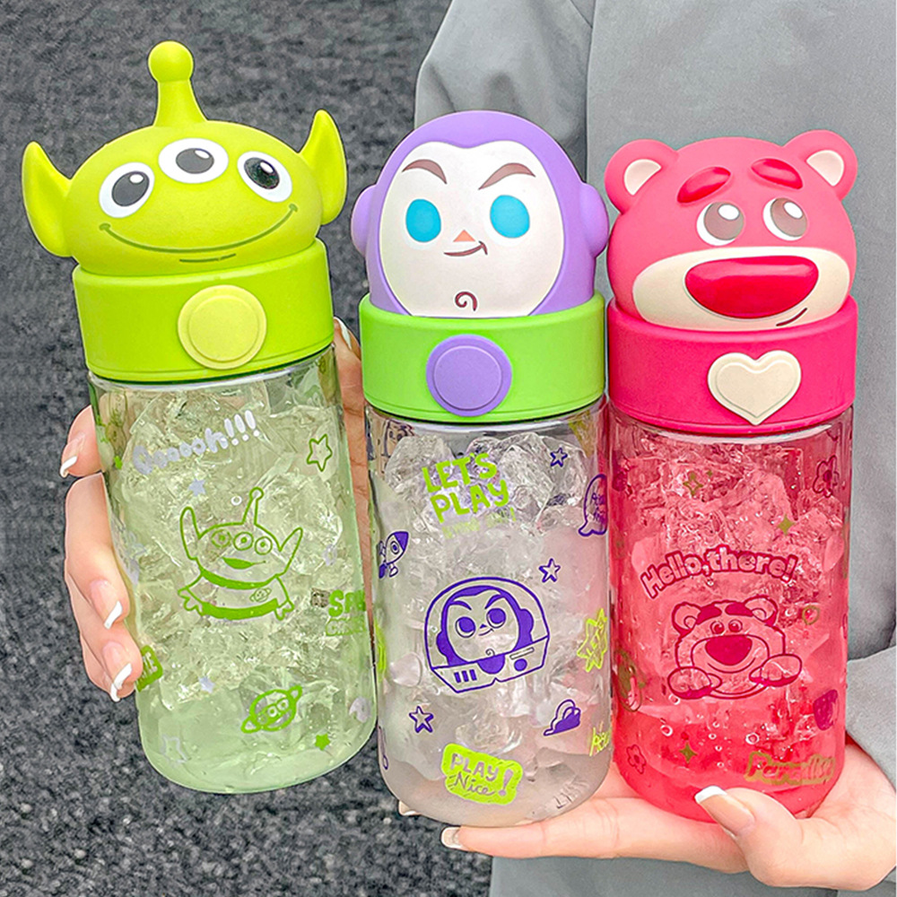 New plastic cup, Strawberry Bear genuine tritan children's water cup, portable direct drinking, anti-drop, special cup for school details Picture