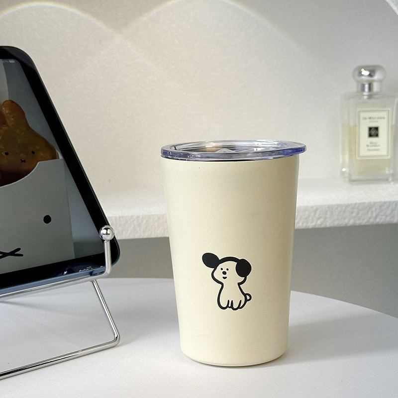 New French car cup cold and heat preservation cup in high appearance level stainless steel 304 car heat preservation cup 304 portable cup Specification drawing