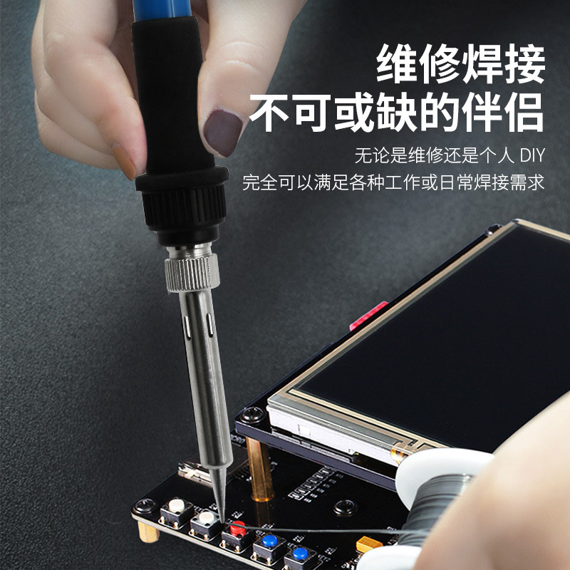 Lead-free soldering iron tip, soldering knife tip, straight tip, curved tip, electric soldering tip, 936 soldering station soldering iron tip set Application Scenario