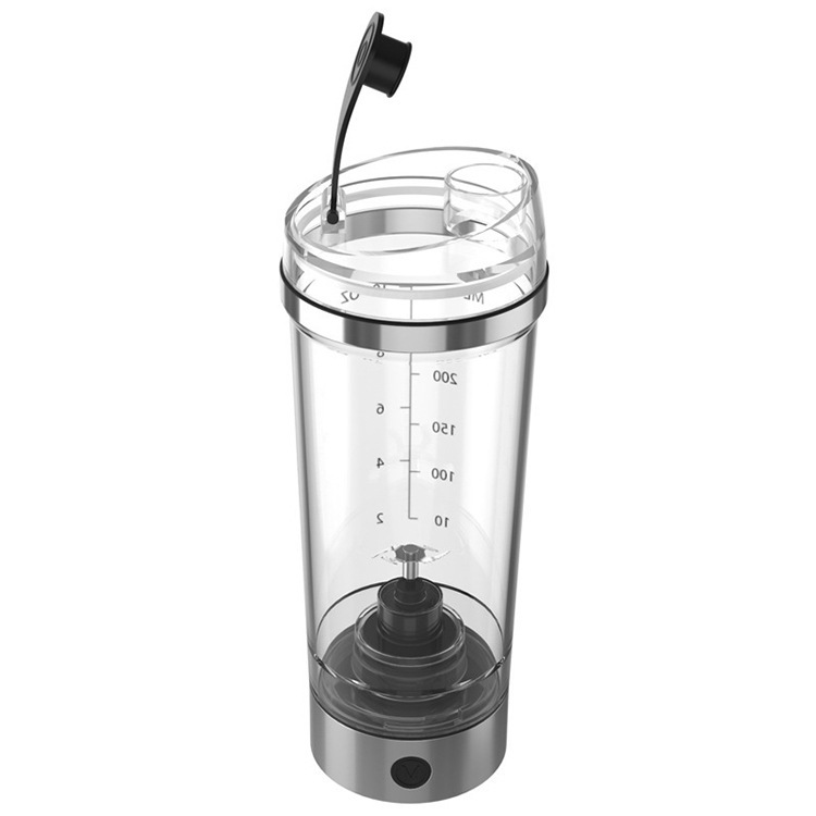 Blade-type juice cup, 250ml automatic blender cup, milkshake electric blender cup, coffee cup, stainless steel shaker cup Specification drawing