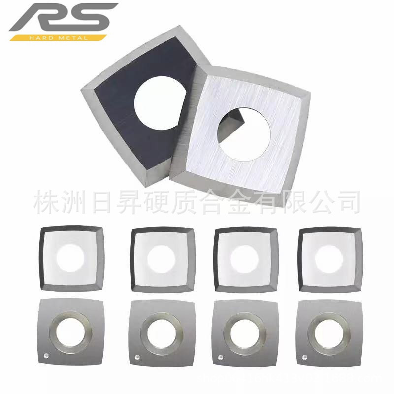 Spiral knife, woodworking disposable blade, alloy four-sided planing knife, shaft profiling milling cutter blade, CNC hard blade Specification drawing