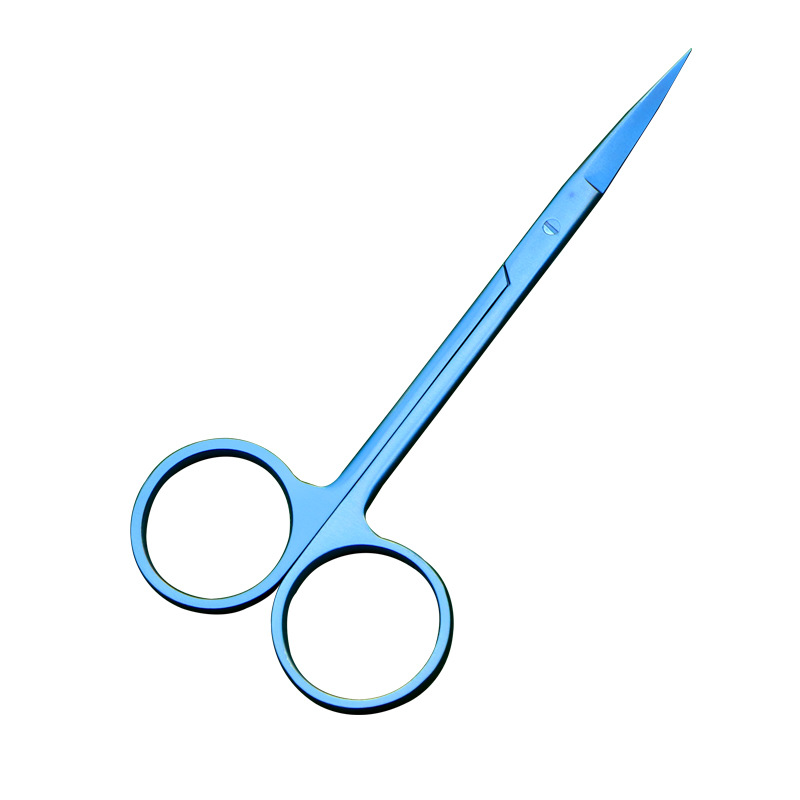 Titanium alloy express eye clippers, cosmetic plastic surgery, ophthalmic surgery scissors, instruments, double eyelid surgery, eye corner tattooing scissors Item Picture