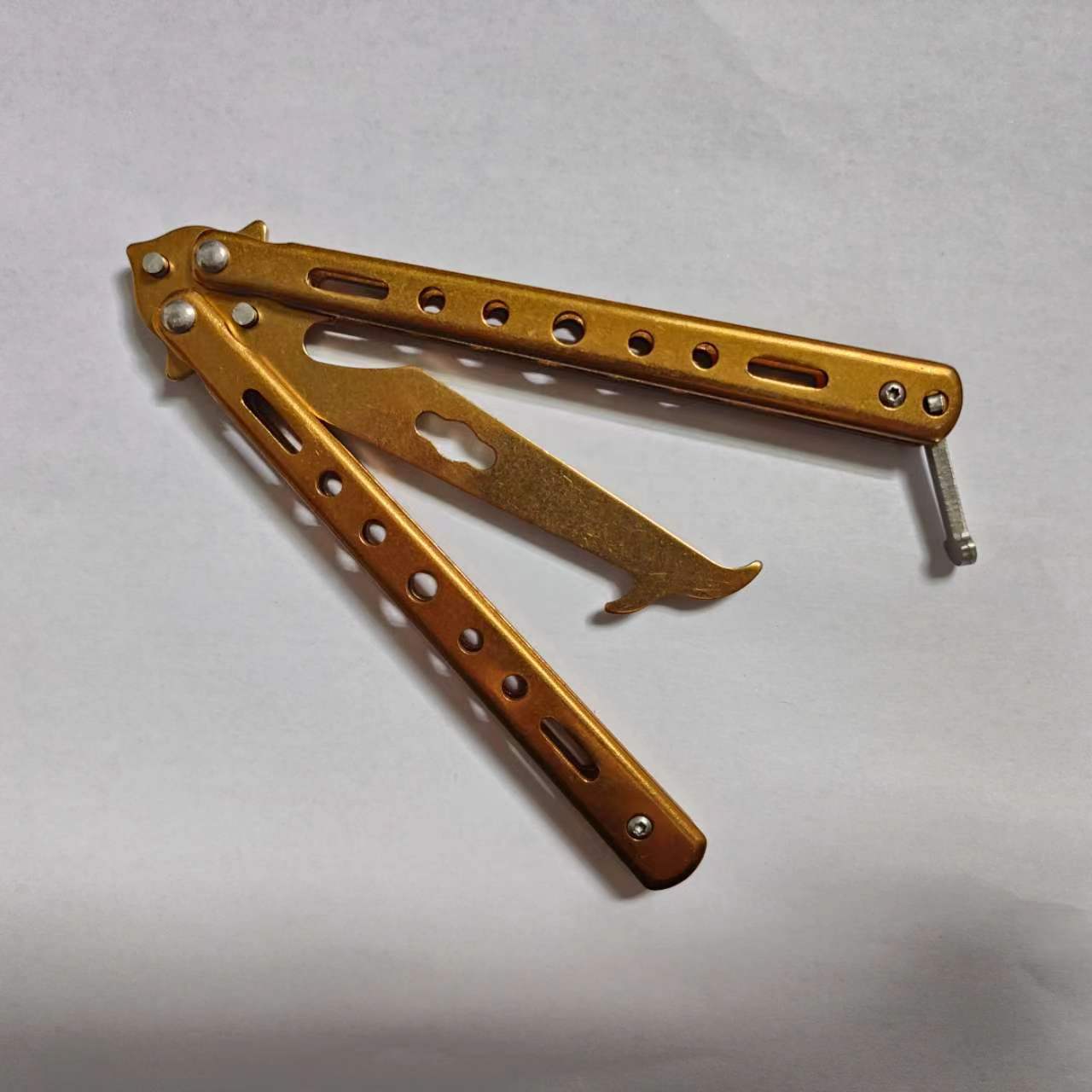 Folding stone cleaning hook, a new type of multi-functional stainless steel car tire stone remover details Picture