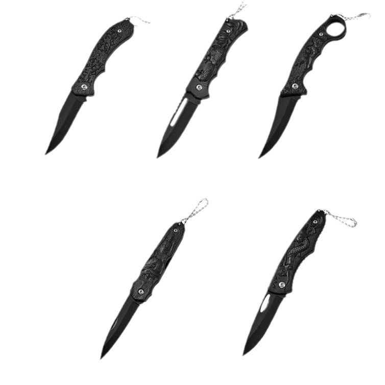 Wholesale outdoor folding knives, multi-functional survival portable express unpacking mini self-defense knives from the manufacturer Item Picture