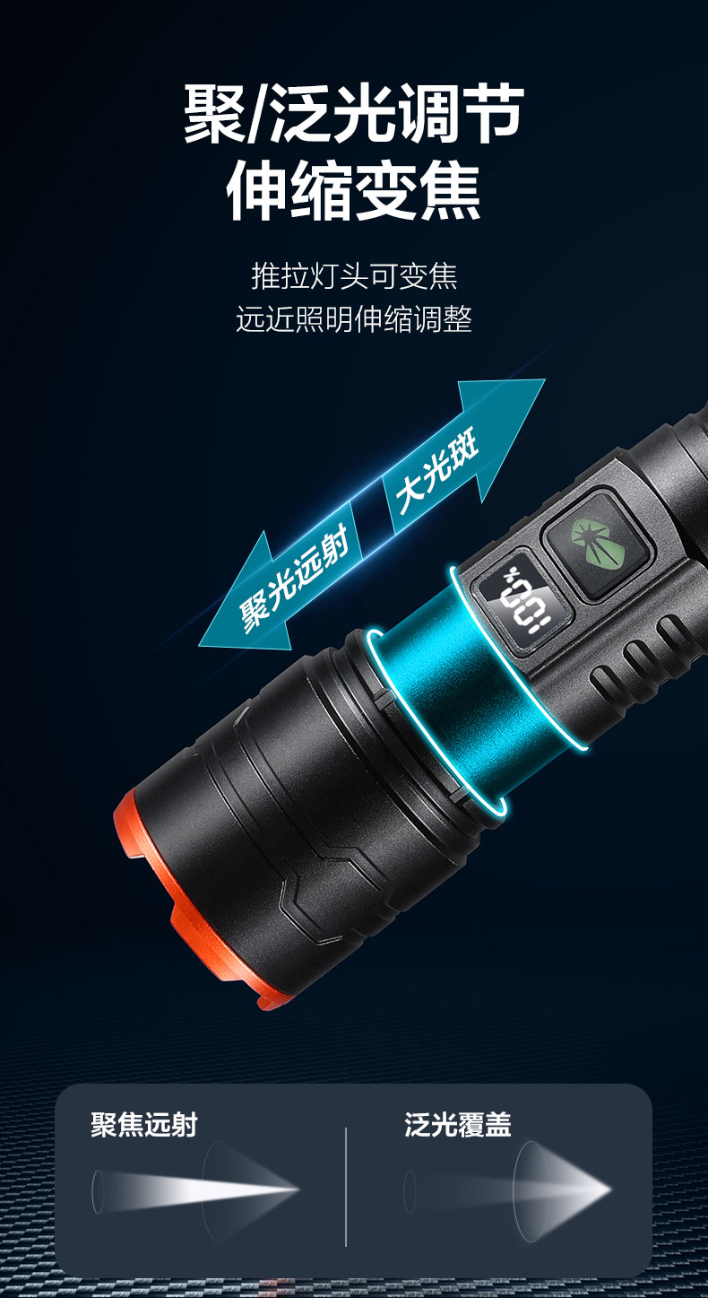 康铭KM-LV005铝合金手电筒详情图10