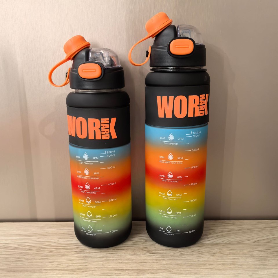 New 800ml best-selling double-sipper straw sports high-temperature resistant portable space cup and water cup sent directly from the manufacturer Specification drawing