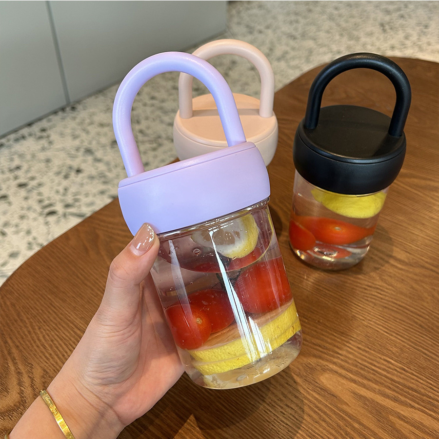 The new plastic water cup for girls' high school students has a high level of appearance. The plastic cup for summer students is simple and portable, and can be carried around. The trend of plastic cups Specification drawing