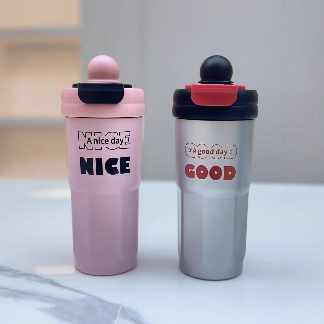 ins style high appearance level portable insulated cup, stainless steel 316 water cup for girls and students, insulated tea water straw cup Specification drawing
