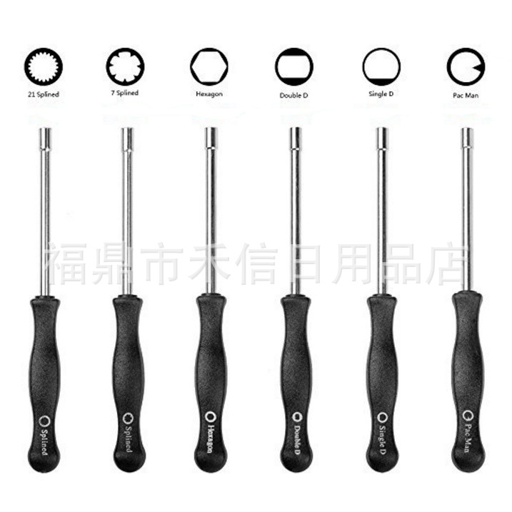 A combination of ten models used on carburetor adjustment screwdrivers, adjustment tools, chainsaws, lawn mowers and carburetors undefined