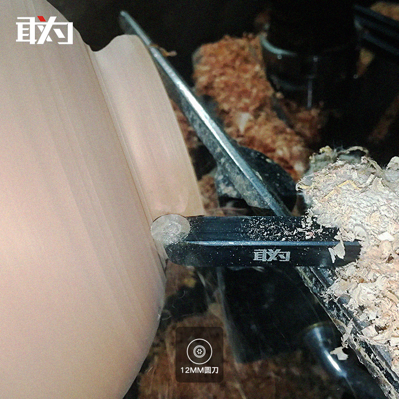 Disposable woodworking square bar turning tool, tool holder, handheld lathe, wood rotary profiling round knife, square knife, pointed knife for cutting and shaping blanks details Picture